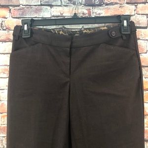 Express Editor Women's Dress Work Pants Brown 8